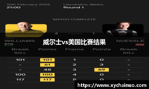 威尔士vs美国比赛结果